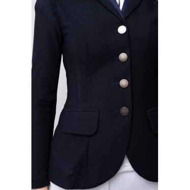 Chaqueta de concurso de malla para mujer B Vertigo Gabrielle Azul marino oscuro