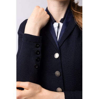 Chaqueta de concurso de malla para mujer B Vertigo Gabrielle Azul marino oscuro