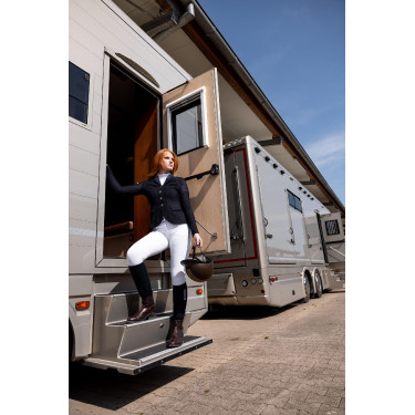 Chaqueta de concurso de malla para mujer B Vertigo Gabrielle Azul marino oscuro