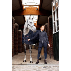 Manta de Cuadra Kingsley 150g Horze Azul marino oscuro