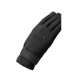 Gants d'équitation B Vertigo Laia femme avec logo imprimé Negro