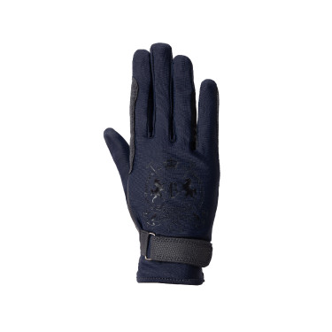 Gants d'équitation B Vertigo Laia femme avec logo imprimé Azul marino oscuro Gants d'équitation B Vertigo Laia femme avec logo imprimé Azul marino oscuro