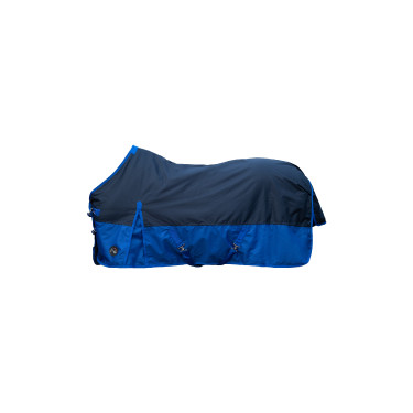 Manta de exterior HKM Chester 600D forrada de polar Turquesa / verde Azul