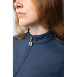 Camisa de entrenamiento Horze Eloise Índigo vintage Azul marino