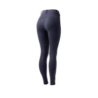 Leggings de invierno para mujer con grip integral Horze Dea Azul polar