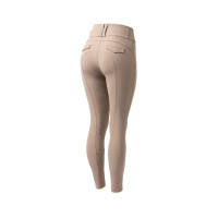 Pantalón de equitación para mujer B Vertigo térmico con grip integral Enya Marrón barro