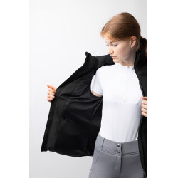 Chaleco acolchado sin mangas Horze Oona Negro caviar