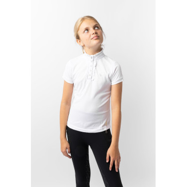 Camisa de Manga Corta con Volantes deConcurso para Niños Christel Horze Camisa de Manga Corta con Volantes deConcurso para Niños Christel Horze