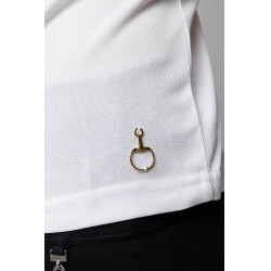 Camisa de Manga Corta con Volantes deConcurso para Niños Christel Horze Blanco Camisa de Manga Corta con Volantes deConcurso para Niños Christel Horze Blanco