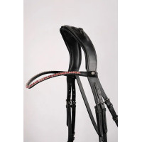 Frontal Montar Fair cristal rosa curvado Negro