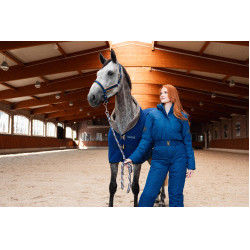 Manta polar secante Delémont Horze Azul ártico