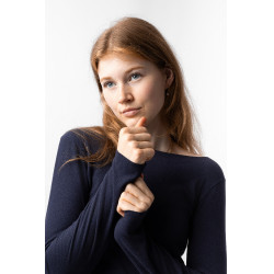 Camiseta interior térmica Horze Tess Azul polar Camiseta interior térmica Horze Tess Azul polar