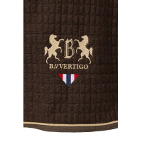 Manta secante B Vertigo High Altitude en mezcla de lana Marrón barro Beige