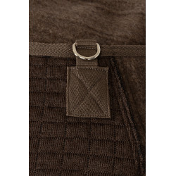 Manta secante B Vertigo High Altitude en mezcla de lana Marrón barro Beige