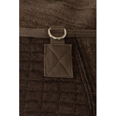 Manta secante B Vertigo High Altitude en mezcla de lana Marrón barro Beige