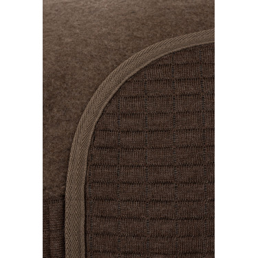 Manta secante B Vertigo High Altitude en mezcla de lana Marrón barro Beige