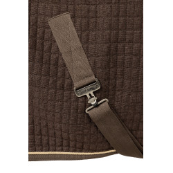 Manta secante B Vertigo High Altitude en mezcla de lana Marrón barro Beige