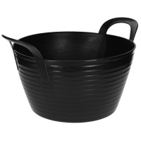 Cubo flexible Kerbl Negro