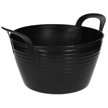 Cubo flexible Kerbl Negro