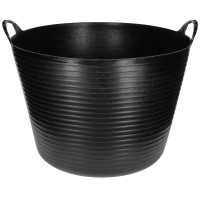 Cubo flexible Kerbl Negro