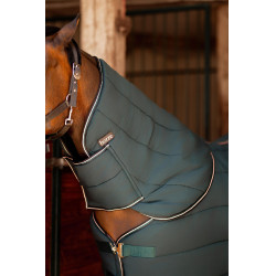 Cubrecuellos para manta de cuadra Glasgow pony Hoze Verde agua oscuro