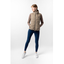 Chaleco de equitación acolchado B Vertigo Cordelia Marrón barro Beige