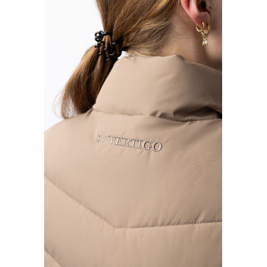 Chaleco de equitación acolchado B Vertigo Cordelia Marrón barro Beige