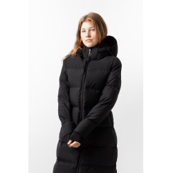 Abrigo largo acolchado para mujer Paloma Horze Negro caviar Abrigo largo acolchado para mujer Paloma Horze Negro caviar