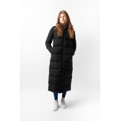 Abrigo largo acolchado para mujer Paloma Horze Negro caviar Abrigo largo acolchado para mujer Paloma Horze Negro caviar