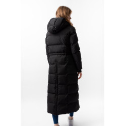 Abrigo largo acolchado para mujer Paloma Horze Negro caviar Abrigo largo acolchado para mujer Paloma Horze Negro caviar