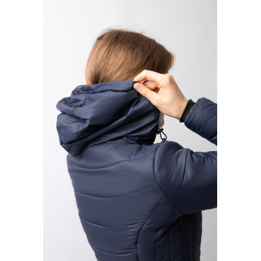 Chaqueta de equitación acolchada Horze Astrid para mujer Azul polar Chaqueta de equitación acolchada Horze Astrid para mujer Azul polar
