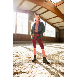 Chaqueta de equitación acolchada Horze Astrid para mujer Azul polar Chaqueta de equitación acolchada Horze Astrid para mujer Azul polar