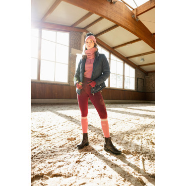 Chaqueta de equitación acolchada Horze Astrid para mujer Azul polar Chaqueta de equitación acolchada Horze Astrid para mujer Azul polar