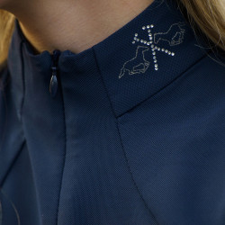 Polo de concurso infantil HV Polo Laluna Marino Azul marino