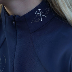 Polo de concurso infantil HV Polo Laluna Marino Azul marino