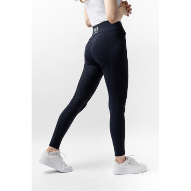 Pantalones de Montar Térmicos conAsiento Completo de Silicona para Mujer Justine B Vertigo Azul marino oscuro Pantalones de Montar Térmicos conAsiento Completo de Silicona para Mujer Justine B Vertigo Azul marino oscuro