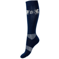 Calcetines para montar Geo Warm B Vertigo Azul marino oscuro