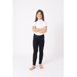 Mallas de montar de silicona con asiento completo para niños Horze Active Kids Winter Azul marino oscuro Mallas de montar de silicona con asiento completo para niños Horze Active Kids Winter Azul marino oscuro