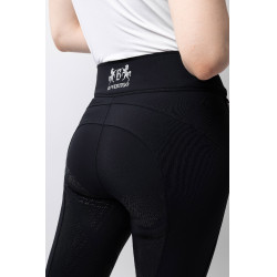 Pantalones de Montar Térmicos conAsiento Completo de Silicona para Mujer Justine B Vertigo Negro Pantalones de Montar Térmicos conAsiento Completo de Silicona para Mujer Justine B Vertigo Negro
