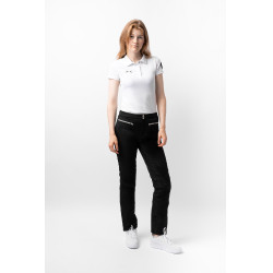 Pantalones de Montar Acolchados con Silicona para Mujer Adeline Horze Negro