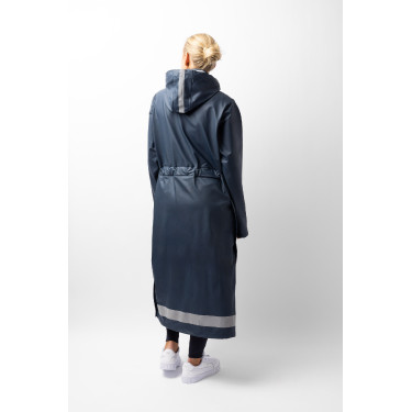 Impermeable Horze Hazel para mujer largo con aberturas Impermeable Horze Hazel para mujer largo con aberturas