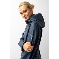 Impermeable Horze Hazel para mujer largo con aberturas Impermeable Horze Hazel para mujer largo con aberturas