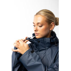 Impermeable Horze Hazel para mujer largo con aberturas Impermeable Horze Hazel para mujer largo con aberturas