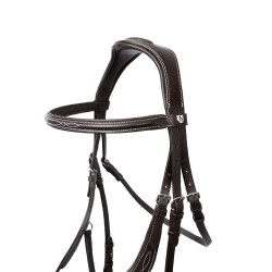 Brida Monterrey muserola mexicana Horze Coñac Marrón