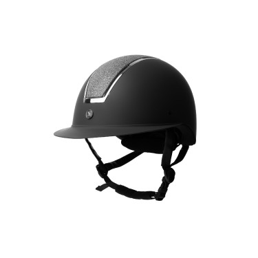 Casco Metálico Brillante Monarch II Horze Negro / gris oscuro Casco Metálico Brillante Monarch II Horze Negro / gris oscuro