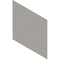 Revestimiento interior para puerta batiente corredera La Gée