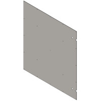 Revestimiento interior con hoja inferior para puerta box de 2 hojas La Gée