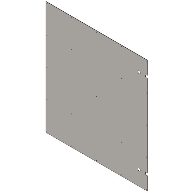 Revestimiento interior con hoja inferior para puerta box de 2 hojas La Gée