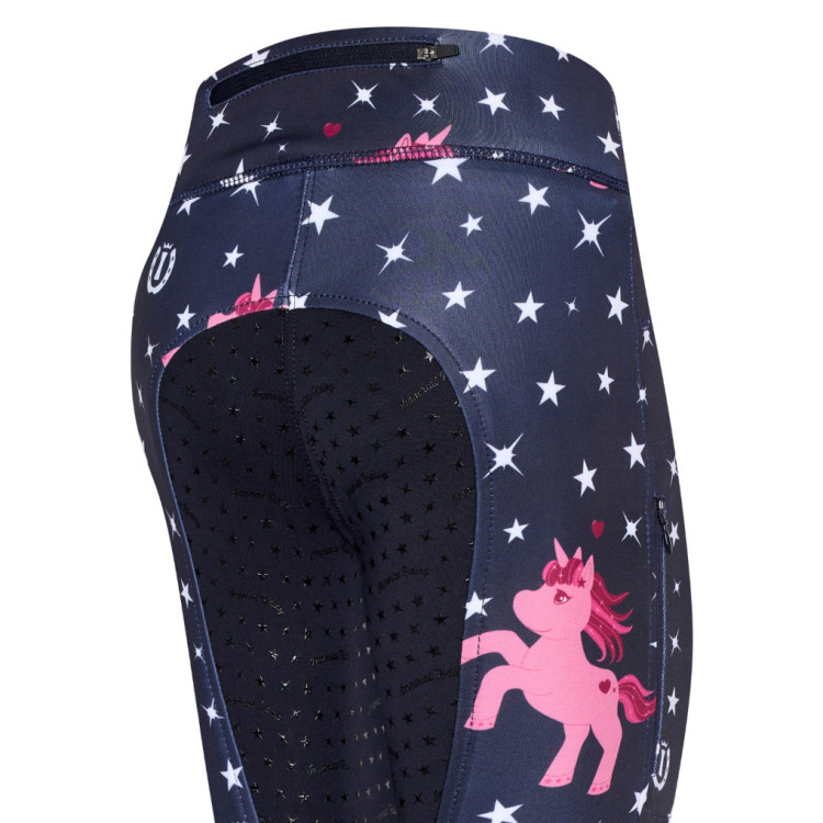 Pantalón de equitación infantil Imperial Riding Unicorn Sparkle Fullgrip Pantalón de equitación infantil Imperial Riding Unicorn Sparkle Fullgrip