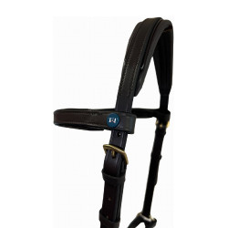 Side-pull de cuero T de T Havana oscuro Marr&amp;amp;amp;oacute;n